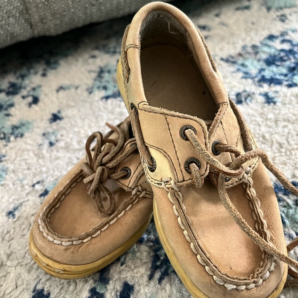 Sperry Tan boat shoes